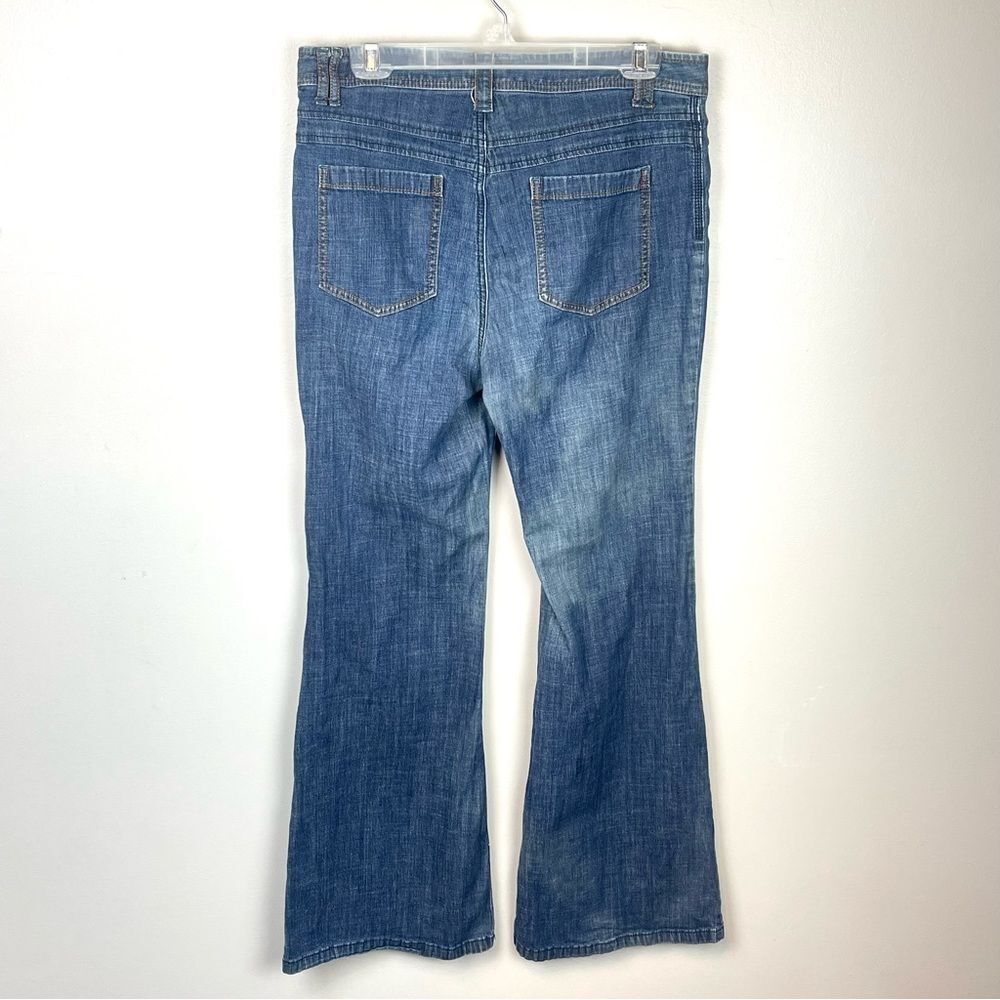 Free People Patch Pocket Flare Jeans Size 31